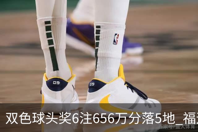 双色球头奖6注656万分落5地 福运奖开813万注
